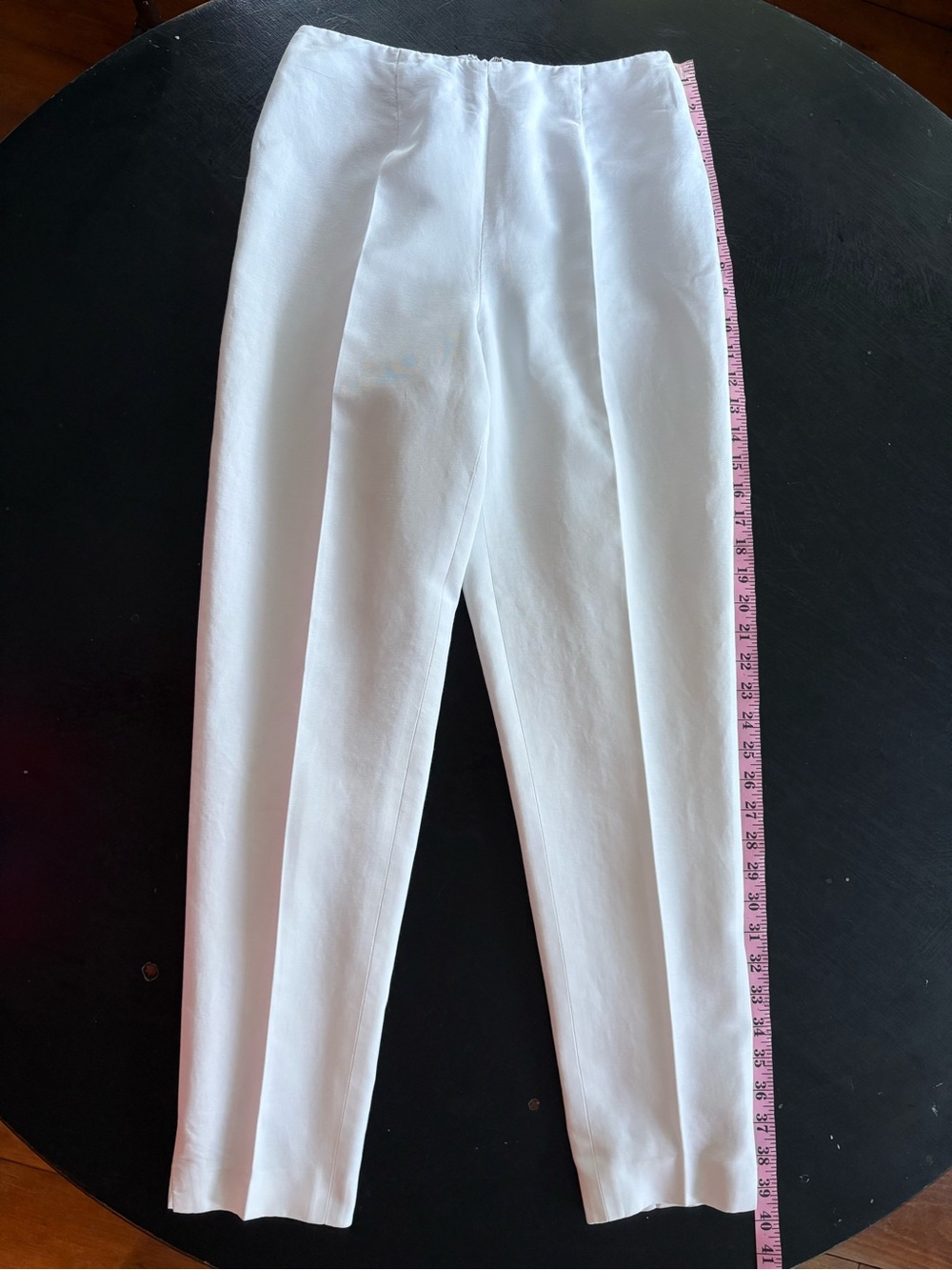 Ralph Lauren Purple Label White Women’s Tapered Dress Pants
